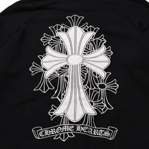 CHROME HEARTS クロムハーツ セメタリークロスジップアップパーカー CHクロス セメタリークロス シルバー金具 ブラック 黒 美品 中古 4a002033