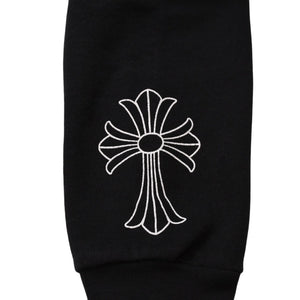 CHROME HEARTS クロムハーツ セメタリークロスジップアップパーカー CHクロス セメタリークロス シルバー金具 ブラック 黒 美品 中古 4a002033
