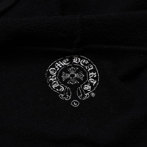 CHROME HEARTS クロムハーツ セメタリークロスジップアップパーカー CHクロス セメタリークロス シルバー金具 ブラック 黒 美品 中古 4a002033
