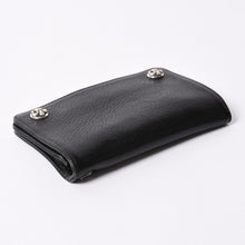 画像をギャラリービューアに読み込む, 極美品 CHROME HEARTS クロムハーツ 1ZIP BS FLEUR BUTTON WALLET 1ジップ BSフレアボタン 二つ折り財布 レザーウォレット 中古 4a001764