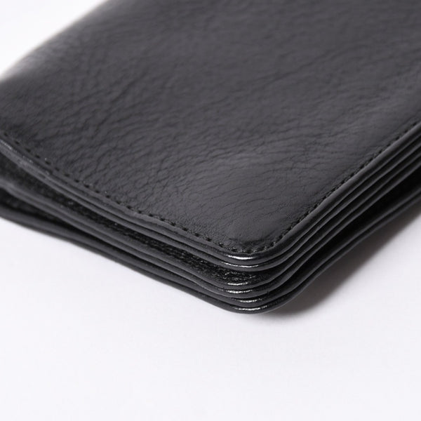 Very good condition CHROME HEARTS 1ZIP BS FLEUR BUTTON WALLET 1 zip BS flare button bifold wallet leather wallet used 4a001764