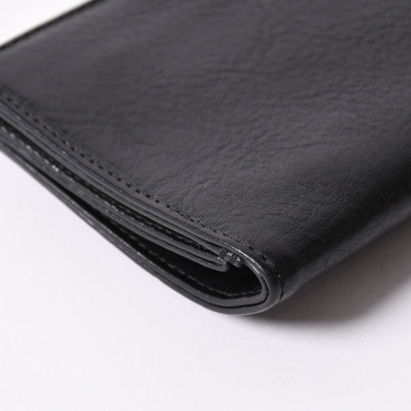 Very good condition CHROME HEARTS 1ZIP BS FLEUR BUTTON WALLET 1 zip BS flare button bifold wallet leather wallet used 4a001764