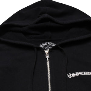 CHROME HEARTS クロムハーツ セメタリークロスジップアップパーカー CHクロス セメタリークロス シルバー金具 ブラック 黒 美品 中古 4a002033