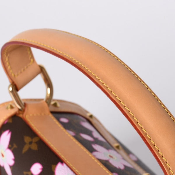 Very Good Condition LOUIS VUITTON Sack Retro PM Handbag M92012 Monogram Cherry Blossom Takashi Murakami Used 4a001243