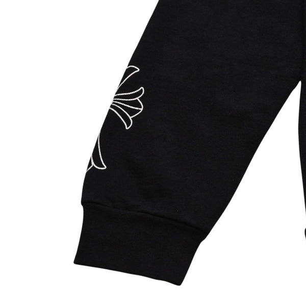 CHROME HEARTS クロムハーツ セメタリークロスジップアップパーカー CHクロス セメタリークロス シルバー金具 ブラック 黒 美品 中古 4a002033