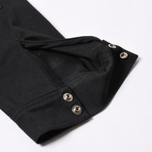 画像をギャラリービューアに読み込む, 極美品 CHROME HEARTS クロムハーツ Y NOT WORK DOG シャツジャケット サイズXL クロスパッチ 20パッチ レオパード ハラコ 中古 4a001359