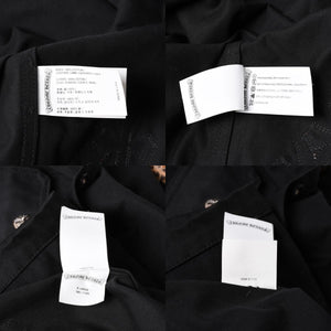 Very Good Condition CHROME HEARTS Y NOT WORK DOG Shirt Jacket Size XL Cross Patch 20 Patches Leopard Haraco Used 4a001359