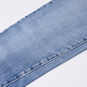 新品未使用 CHROME HEARTS クロムハーツ × LEVI'S リーバイス デニムパンツ ジーンズ サイズ27 クロスボールボタン インディゴブルー中古 4a001412