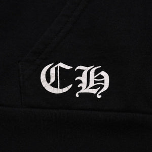 CHROME HEARTS クロムハーツ セメタリークロスジップアップパーカー CHクロス セメタリークロス シルバー金具 ブラック 黒 美品 中古 4a002033