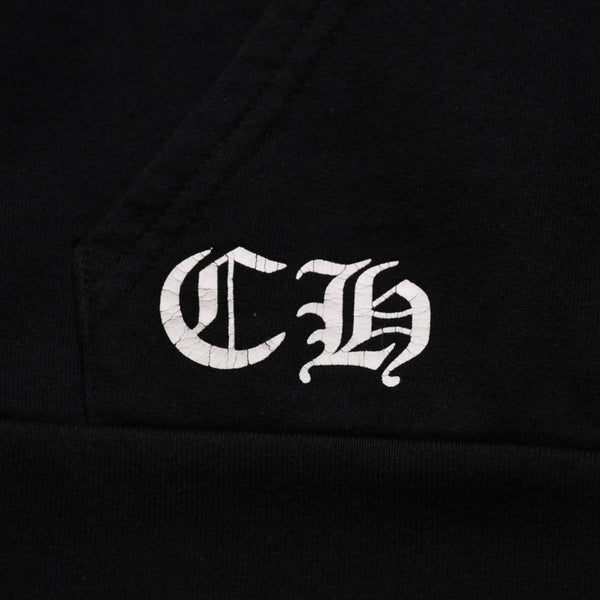 CHROME HEARTS クロムハーツ セメタリークロスジップアップパーカー CHクロス セメタリークロス シルバー金具 ブラック 黒 美品 中古 4a002033