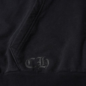 CHROME HEARTS Chrome Hearts Back Arch Logo Zip Up Hoodie T-Bar USA Up Hoodie Back Arch Floral Cross Horseshoe Black Good Condition Used 4a002034
