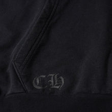 画像をギャラリービューアに読み込む, CHROME HEARTS クロムハーツ バックアーチロゴジップアップパーカー T-Bar USA Up Hoodie バックアーチ フローラルクロス ホースシュー ブラック 美品 中古 4a002034