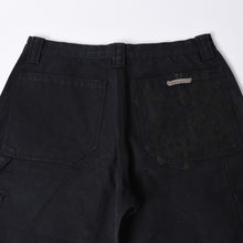 画像をギャラリービューアに読み込む, 新品未使用 CHROME HEARTS クロムハーツ CARPENTER DOUBLE KNEE カーペンター ハーフパンツ サイズ34 パッチ付き クロスボール シルバー925 中古 4a001406