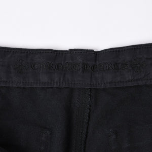 New and unused CHROME HEARTS CARPENTER DOUBLE KNEE Carpenter shorts size 34 with patch cross ball silver 925 used 4a001406