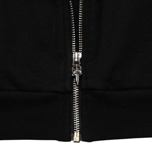 CHROME HEARTS クロムハーツ セメタリークロスジップアップパーカー CHクロス セメタリークロス シルバー金具 ブラック 黒 美品 中古 4a002033