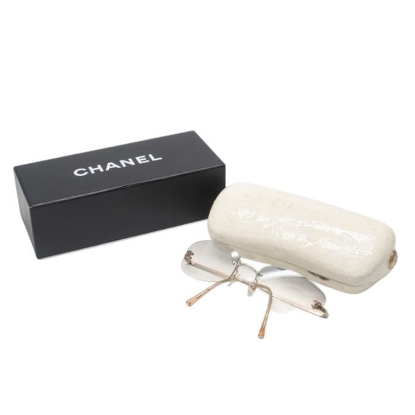 CHANEL シャネル ココマーク Sunglasses サングラス 57◻︎19 130 c.194/6 クリアカラー 美品 中古 4a001388