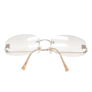 CHANEL シャネル ココマーク Sunglasses サングラス 57◻︎19 130 c.194/6 クリアカラー 美品 中古 4a001388
