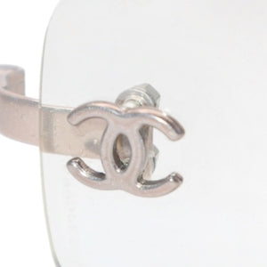 CHANEL シャネル ココマーク Sunglasses サングラス 57◻︎19 130 c.194/6 クリアカラー 美品 中古 4a001388