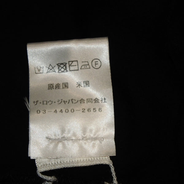 Very good condition The Row Wessler long sleeve T-shirt 688-F911 Black Cotton Size M Used 4a001195