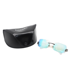 Very good condition CHANEL sunglasses eyewear 4048 c.168/6M size 59□16 125 here mark white used 4a001423
