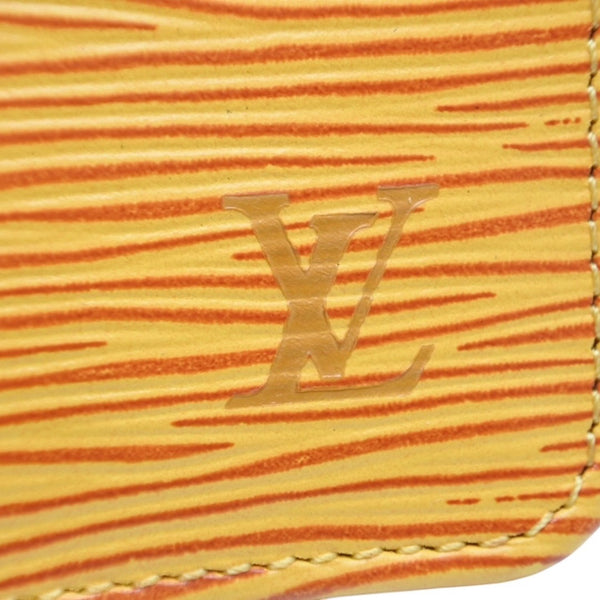 極美品 LOUIS VUITTON ルイ ヴィトン ポシェット クレ コインケース M63809 タッシリーイエロー エピレザー ゴールド金具 中古 4a001251