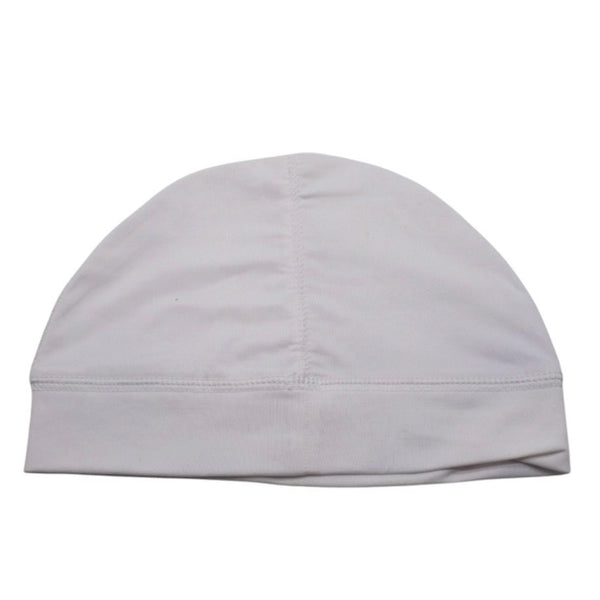 極美品 Roca wear ロカウェア キャップ ビーニー KOREA製 スパンデックス ホワイト ブラック 中古 4a001420