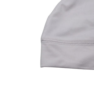 極美品 Roca wear ロカウェア キャップ ビーニー KOREA製 スパンデックス ホワイト ブラック 中古 4a001420