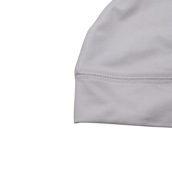 極美品 Roca wear ロカウェア キャップ ビーニー KOREA製 スパンデックス ホワイト ブラック 中古 4a001420