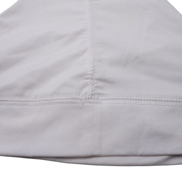 極美品 Roca wear ロカウェア キャップ ビーニー KOREA製 スパンデックス ホワイト ブラック 中古 4a001420
