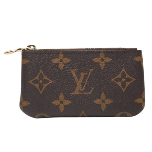 極美品 LOUIS VUITTON ルイヴィトン ポシェット クレ コインケース 小銭入れ M62650 モノグラム ブラウン 中古 4a001252