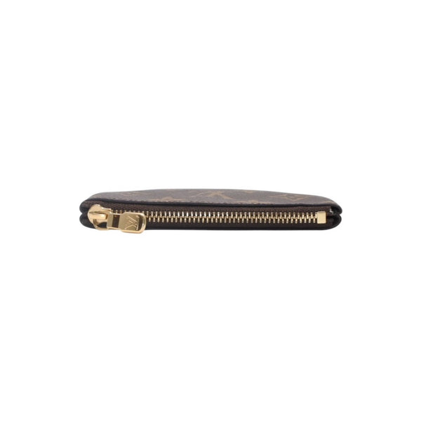 極美品 LOUIS VUITTON ルイヴィトン ポシェット クレ コインケース 小銭入れ M62650 モノグラム ブラウン 中古 4a001252