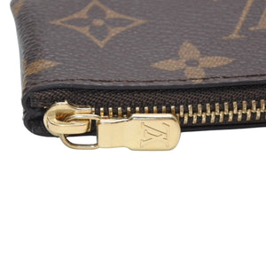 極美品 LOUIS VUITTON ルイヴィトン ポシェット クレ コインケース 小銭入れ M62650 モノグラム ブラウン 中古 4a001252