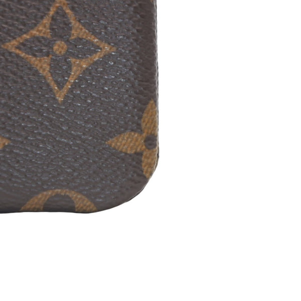 極美品 LOUIS VUITTON ルイヴィトン ポシェット クレ コインケース 小銭入れ M62650 モノグラム ブラウン 中古 4a001252