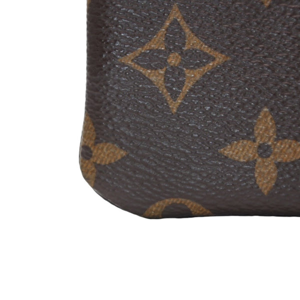 極美品 LOUIS VUITTON ルイヴィトン ポシェット クレ コインケース 小銭入れ M62650 モノグラム ブラウン 中古 4a001252