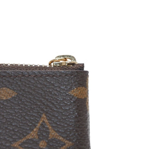 極美品 LOUIS VUITTON ルイヴィトン ポシェット クレ コインケース 小銭入れ M62650 モノグラム ブラウン 中古 4a001252
