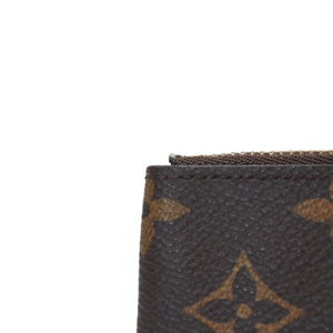 極美品 LOUIS VUITTON ルイヴィトン ポシェット クレ コインケース 小銭入れ M62650 モノグラム ブラウン 中古 4a001252