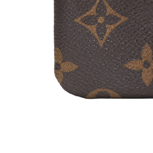 極美品 LOUIS VUITTON ルイヴィトン ポシェット クレ コインケース 小銭入れ M62650 モノグラム ブラウン 中古 4a001252