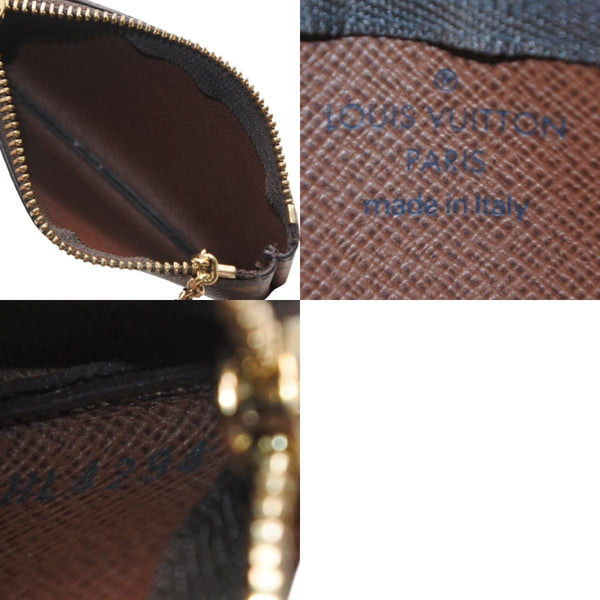 極美品 LOUIS VUITTON ルイヴィトン ポシェット クレ コインケース 小銭入れ M62650 モノグラム ブラウン 中古 4a001252