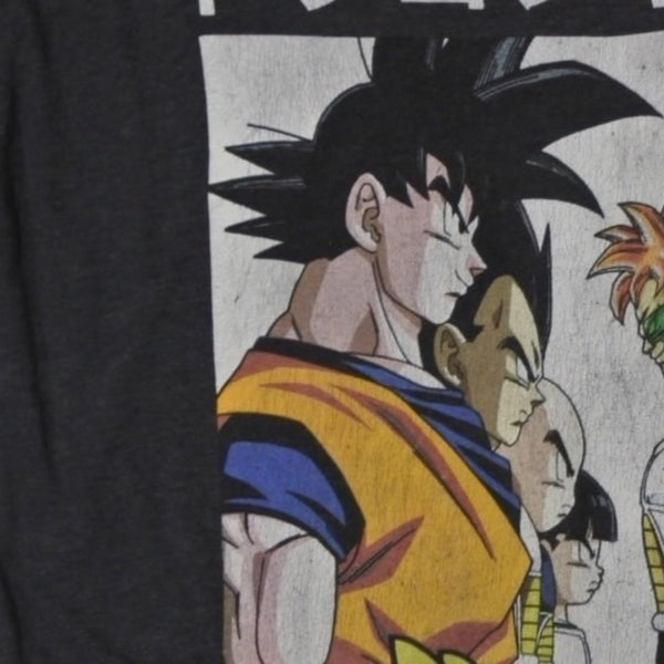 DRAGON BALL Dragon Ball Short Sleeve T-shirt Gray Cotton Polyester Size XL Good Condition Used 4a001298