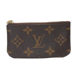 Very Good Condition LOUIS VUITTON Pochette Cle Coin Case Coin Purse M62650 Monogram Brown Used 4a001250