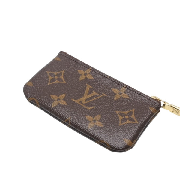 Very Good Condition LOUIS VUITTON Pochette Cle Coin Case Coin Purse M62650 Monogram Brown Used 4a001250