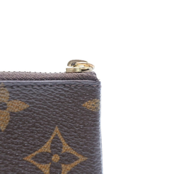 Very Good Condition LOUIS VUITTON Pochette Cle Coin Case Coin Purse M62650 Monogram Brown Used 4a001250