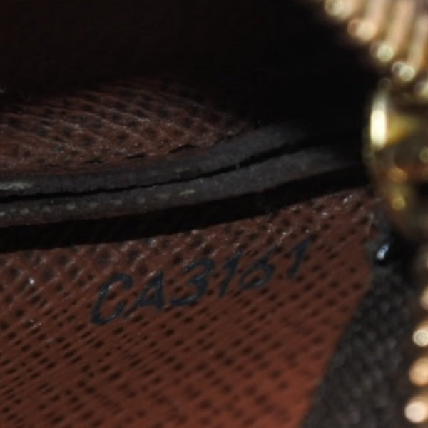 Very Good Condition LOUIS VUITTON Pochette Cle Coin Case Coin Purse M62650 Monogram Brown Used 4a001250