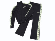 Load image into Gallery viewer, Lucien Pellat-Finet ルシアンペラフィネ セットアップ AR01F AR02F ブラウン ベージュ ポリエステル 上:M 下:S 中古 4b006314