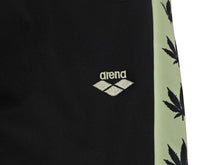 画像をギャラリービューアに読み込む, lucien pellat finet ルシアンペラフィネ スラックス ジャージ 大麻柄 ARJ04F ポリエステル ブラック グリーン サイズXS 美品 中古 4b006338