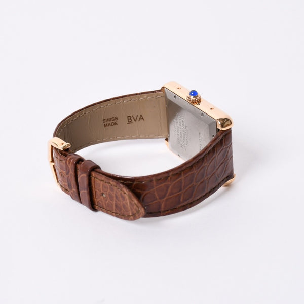 極美品 CARTIER カルティエ TANK SOLO XL タンクソロ XL 腕時計 W5200026 重量61.63g K18PG 自動巻 Au750刻印 白文字盤 中古 4a001801
