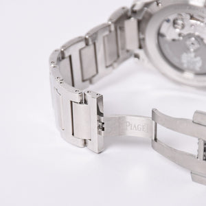 PIAGET Polo Watch Weight Approx. 162.56g G0A41006 Blue Dial Automatic Chronograph Stainless Steel Good Condition Used 4a001788
