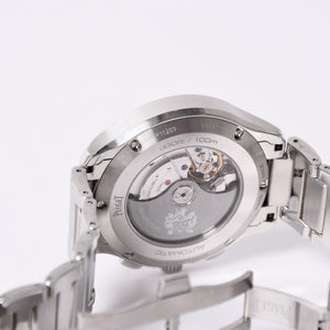 PIAGET Polo Watch Weight Approx. 162.56g G0A41006 Blue Dial Automatic Chronograph Stainless Steel Good Condition Used 4a001788