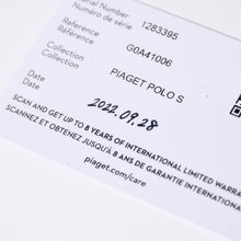画像をギャラリービューアに読み込む, PIAGET ピアジェ Polo Watch ポロ ウォッチ 腕時計 重量約162.56g G0A41006 青文字盤 自動巻 クロノ ステンレススチール 美品 中古 4a001788