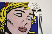 Load image into Gallery viewer, Junya Watanabe MAN ジュンヤワタナベマン Roy Lichtenstein NO THANK YOU. Tシャツ ホワイト サイズL 美品 中古 4b012032